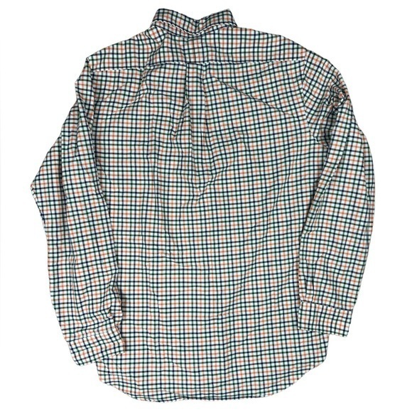 Ralph Lauren Dress Shirt Long Sleeve Button Down Mens Large 100% Cotton Checker - Picture 7 of 11
